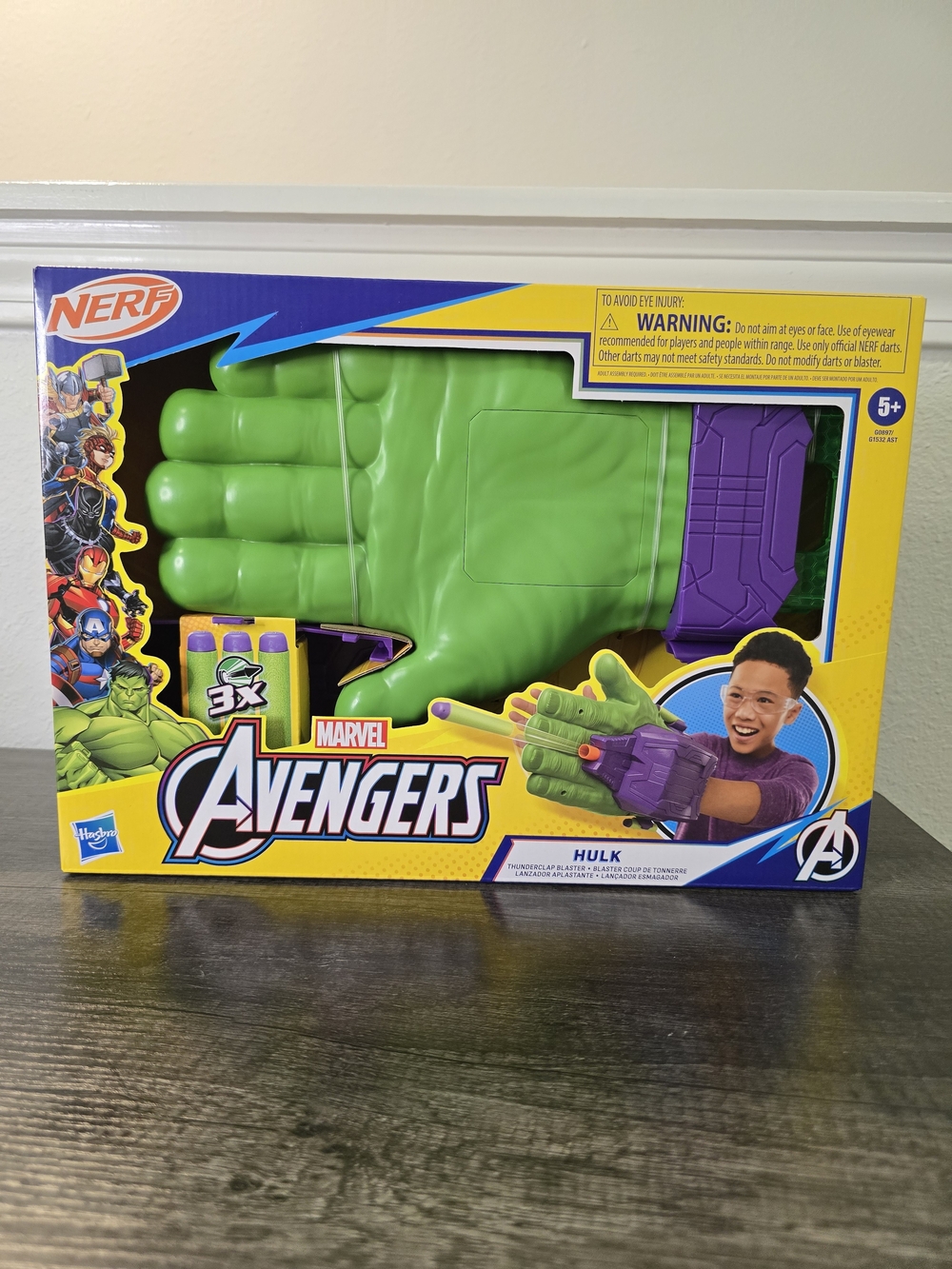 NERF Marvel Avengers Hulk Smash Glove